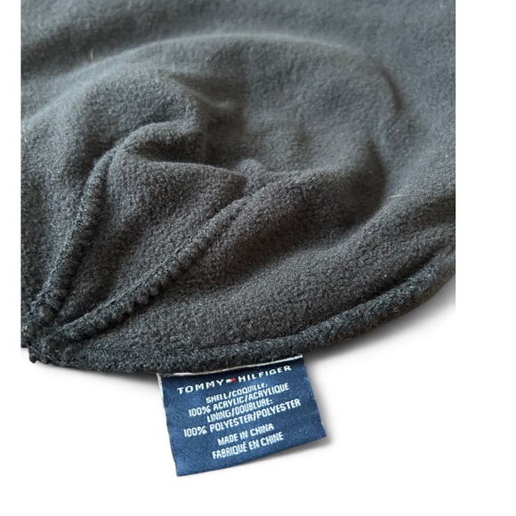 Tommy Hilfiger Black Knit Beanie - Picture 2 of 2